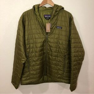 NWT Patagonia Nano Puff Hoody Jacket, Men’s Large, Color: Willow Herb Green